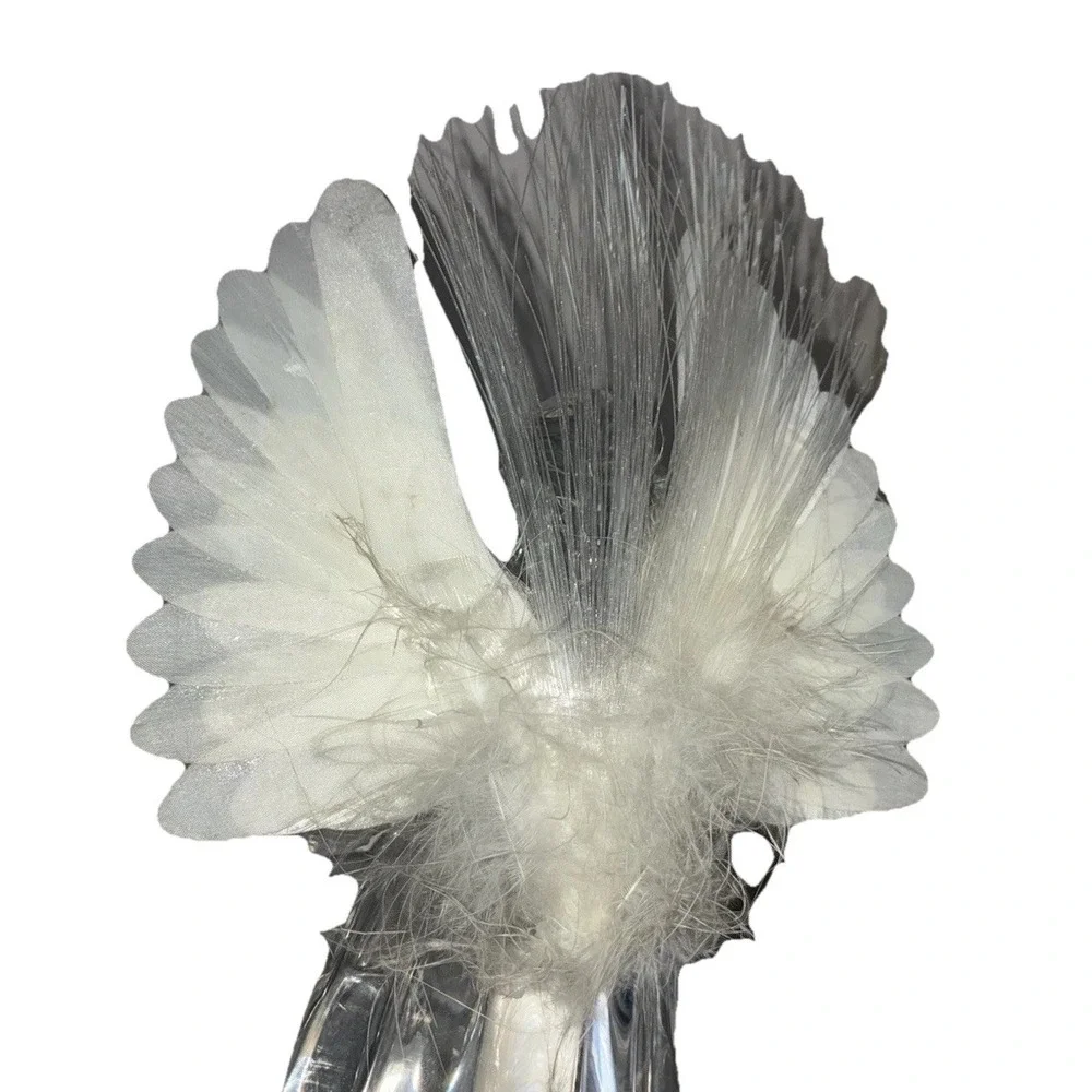 Vintage Avon Holiday Treasures Angel Glass 14